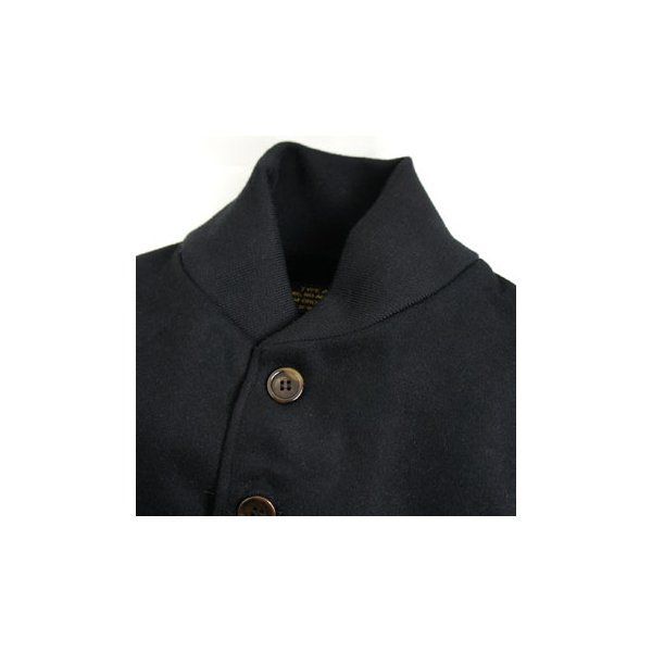 米軍 A-1ウールフライトジャケット NVJJ124YN ブラック 40 L レプリカ