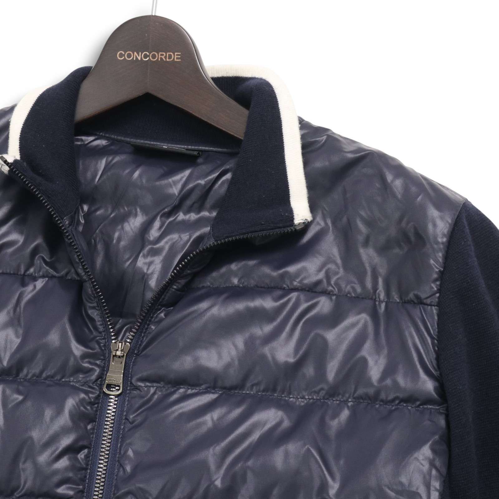 Titleist タイトリスト ゴルフ 秋冬 ナイロン☆ ニット切替 中綿