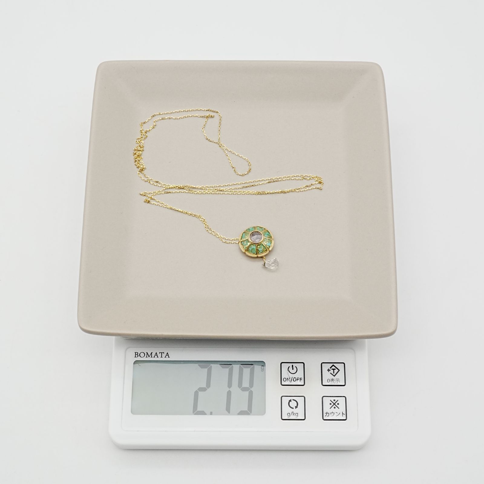 Y字 ネックレス