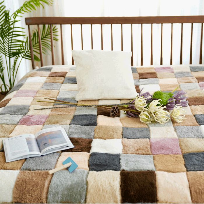 ムートンラグ　カーペット　200x200cm ムートン ムートンラグ ムートンラグマット パシミヤ カシミヤ