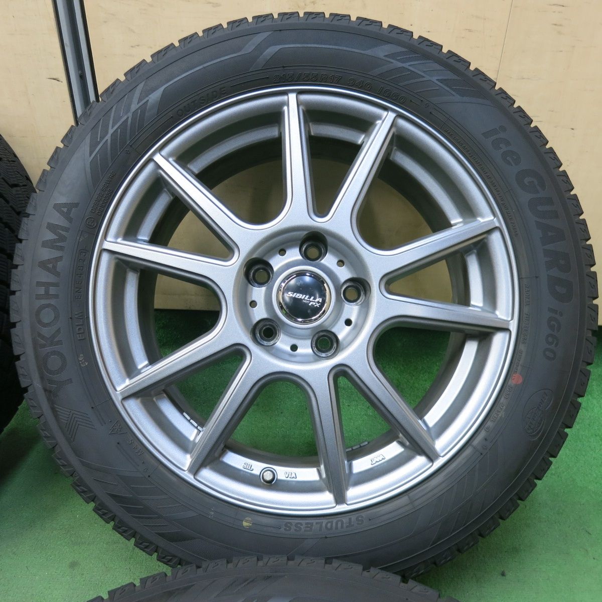 F05 15インチ 5.5JJ 5穴 PCD114.3 ホンダ SM-X 純正アルミ 4本
