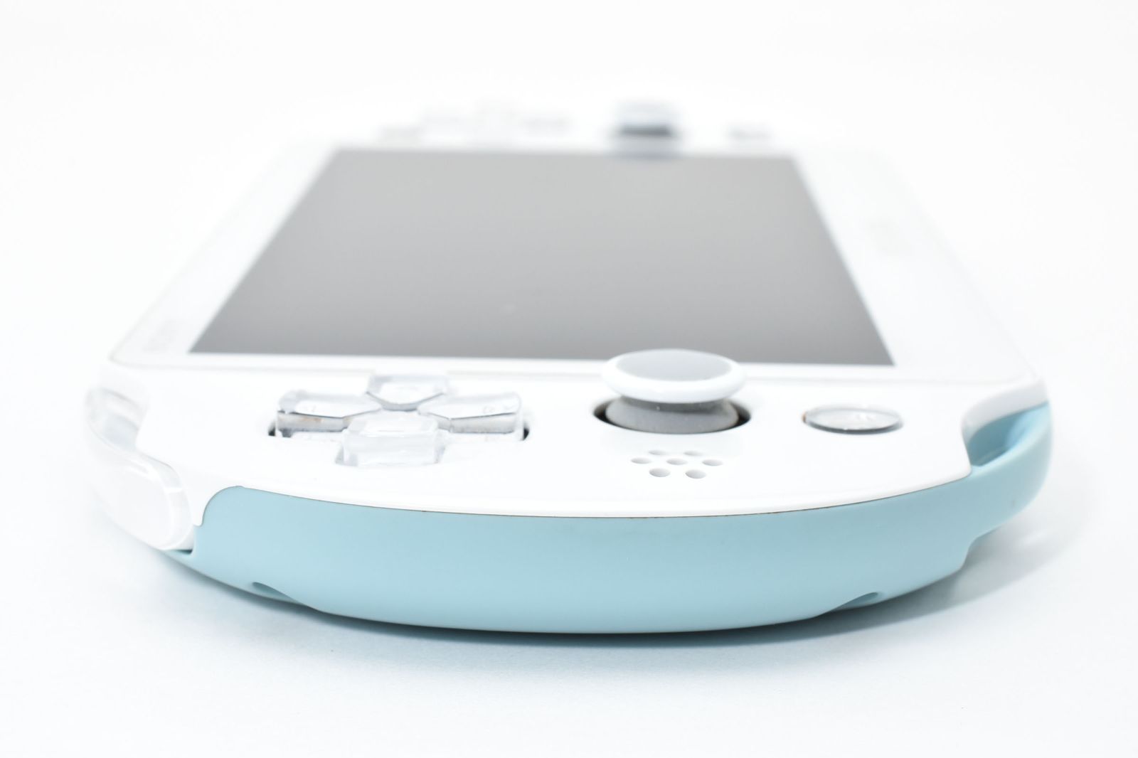  上 PS VITA PCH ライトブルー ホワイト 本体 プレイステーションヴィータ 携帯ゲーム機 SONY ソニー 動作良好 B 1004 本体 PS Vita(ヴィータ)