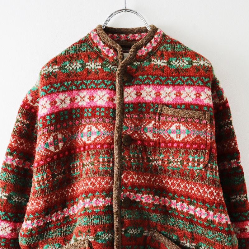 45rpm ジャガード ウール ジャケット 2 フォーティーファイブ 45R - 45R 45rpm テーラードジャケット 千鳥格子 裏地なし 2 M 黒 白の