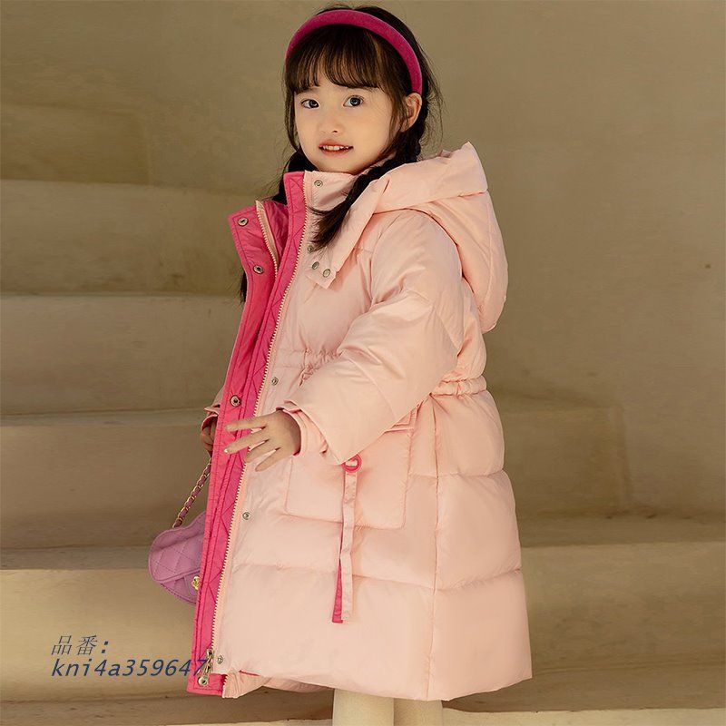  子供 ダウン キッズ ダウンコート ダウンジャケット 女の子 アウター通園 ジュニア 通学 ロングコート 子供服 冬服 秋冬 フード付き アウトドア kni 4 a 359647 ベビーサンダル ベビーシューズ