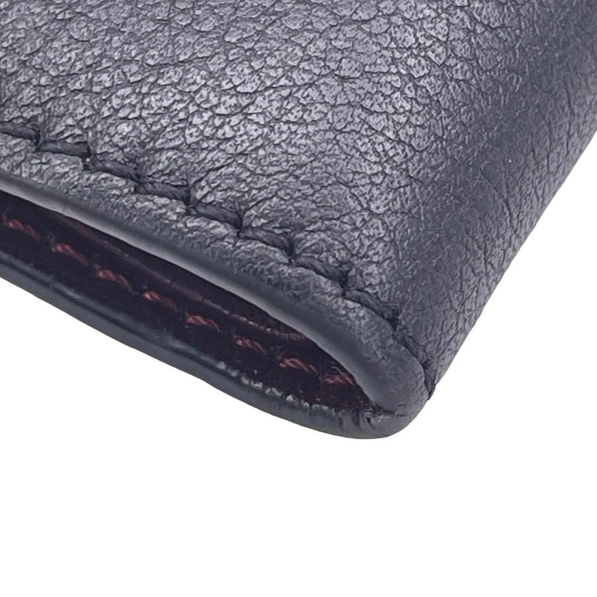 【美品】Cartier カルティエ マストドゥカルティエ 黒 二つ折り ☆ギフト【Cartier】マスト ドゥ カルティエ 二つ折りウォレット