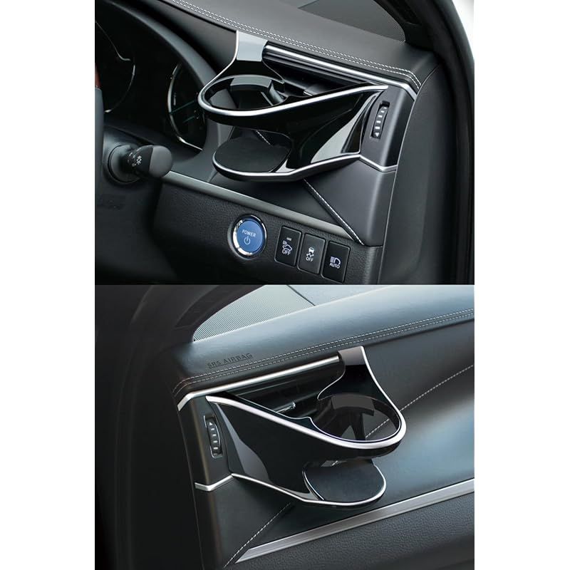 槌屋ヤック Tsuchiya Yac 60系 ハリアー エアコン ドリンクホルダー 運転席用 助手席用 セット SY-HR1 SY-HR7 ブラック 1 FFCRYSTALESIA_COM