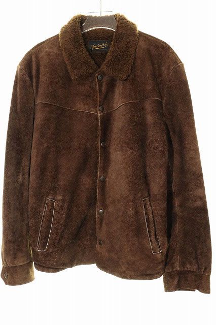テンダーロイン TENDERLOIN T-SADDLE SUEDE JACKET S サドル スエード ジャケット ボア カウレザー ブラウン 【ブランド古着ベクトル】【中古】241124