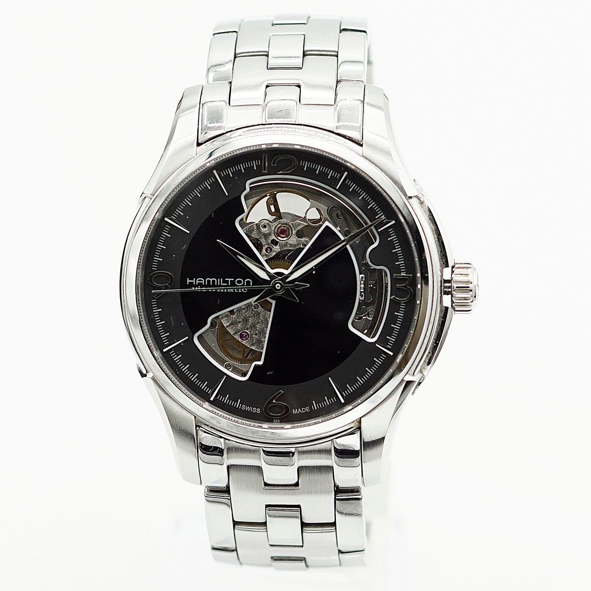 HAMILTON オープンハート 自動巻 H325651 腕時計 HAMILTON 自動巻き腕時計 ジャズマスター オープンハート