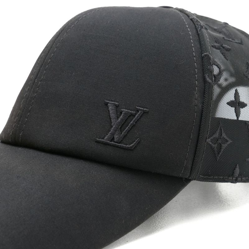 Louis Vuittonキャップ ベースボール モノグラム メッシュ パリ直送!【LV】☆キャップ・ベースボール モノグラムメッシュ