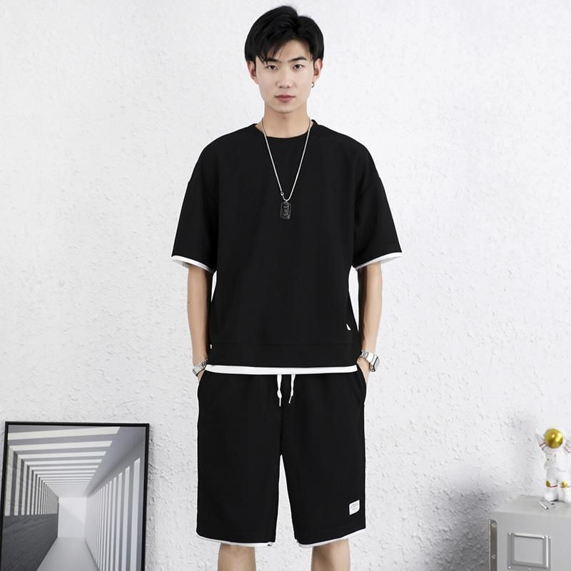 韓国風 セットアップ メンズ 半袖Tシャツ ショーツ 上下セット 楽天市場】セットアップ メンズ 夏 韓国 ファッション サマー