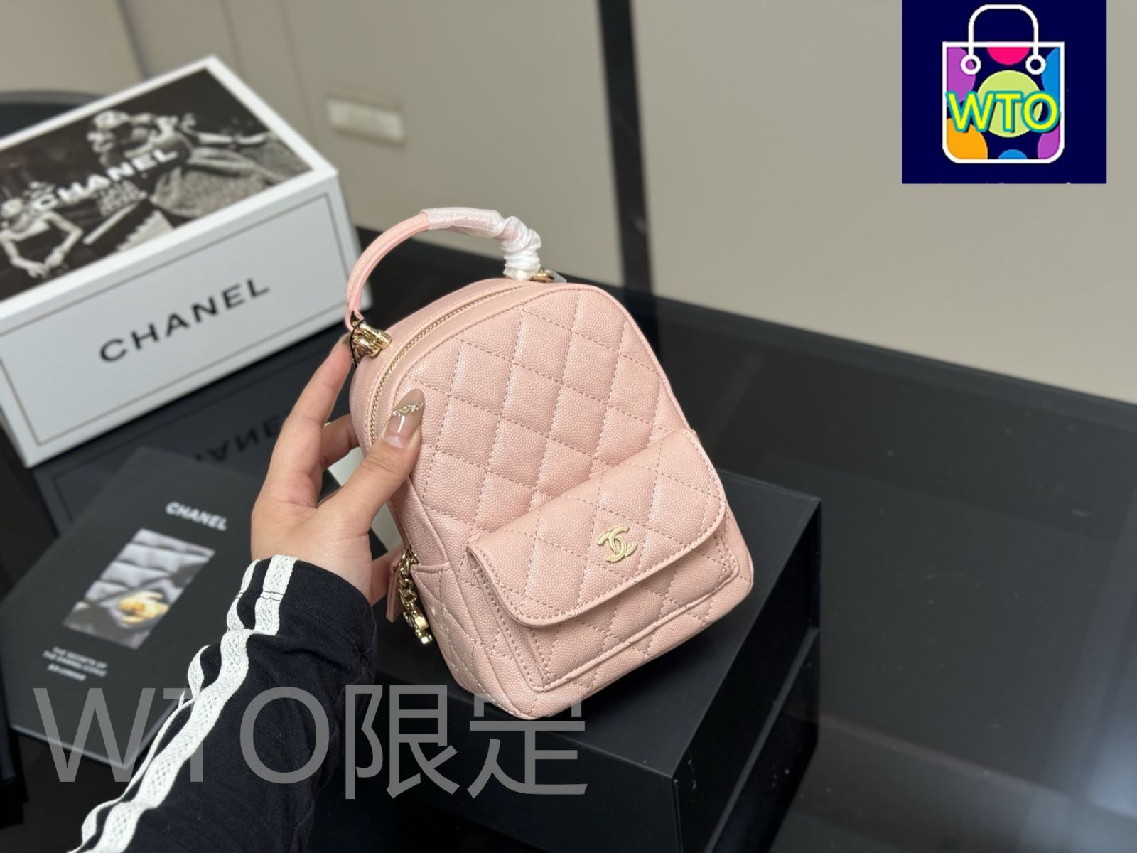 今日特価】Chanel 24c ミニダブルショルダーバッグ～可愛らしさ