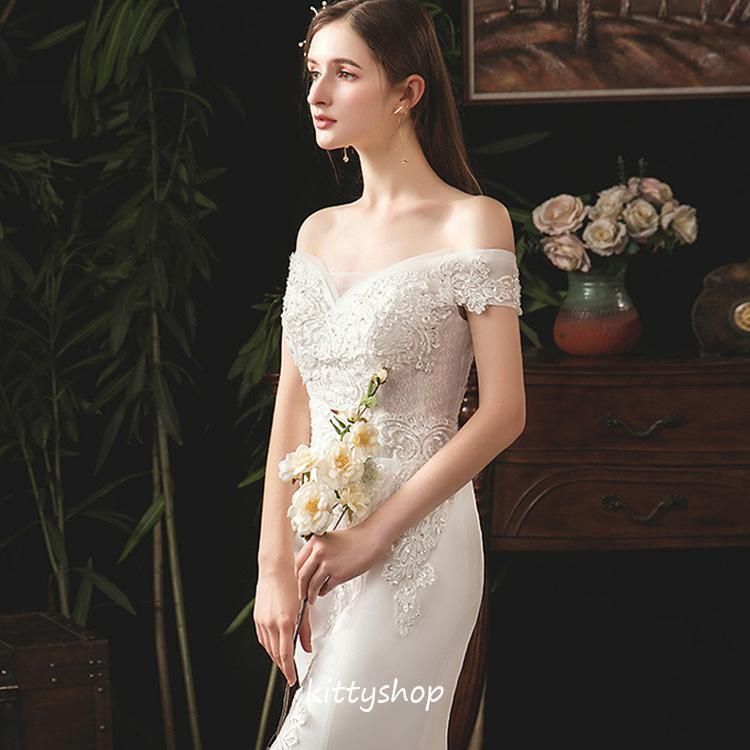 ロングドレス 白