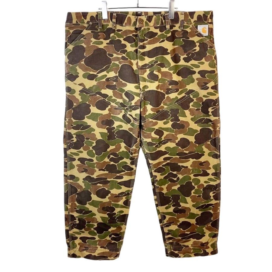 80s Carhartt ダブルニーパンツダックハンターカモUSA製