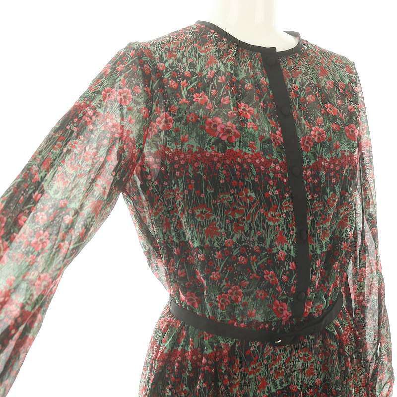 アナイ ANAYI 22AW ティアードフラワープリントワンピース ロング