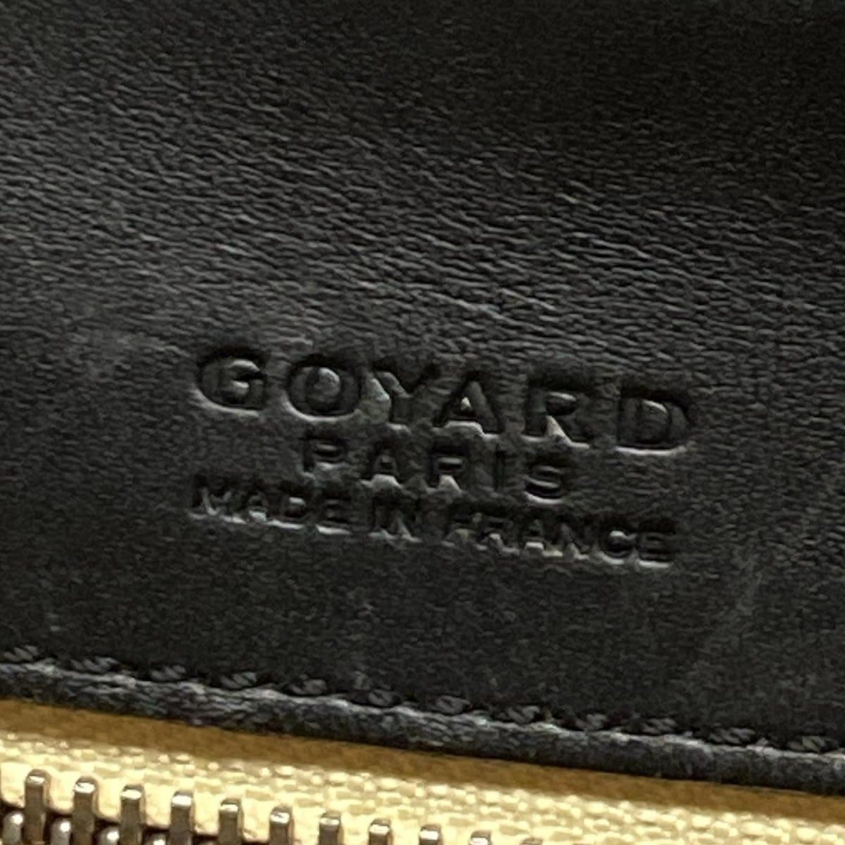 GOYARD ゴヤール ビジネスバッグ ディプロマット 黒×ブラウン×白 レザー DECORATOM_COM_BR