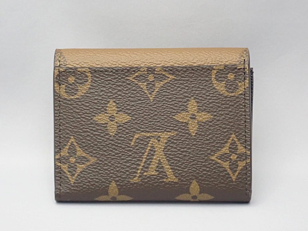 LOUIS VUITTON ルイ ヴィトン モノグラム・リバース 三つ折り財布  