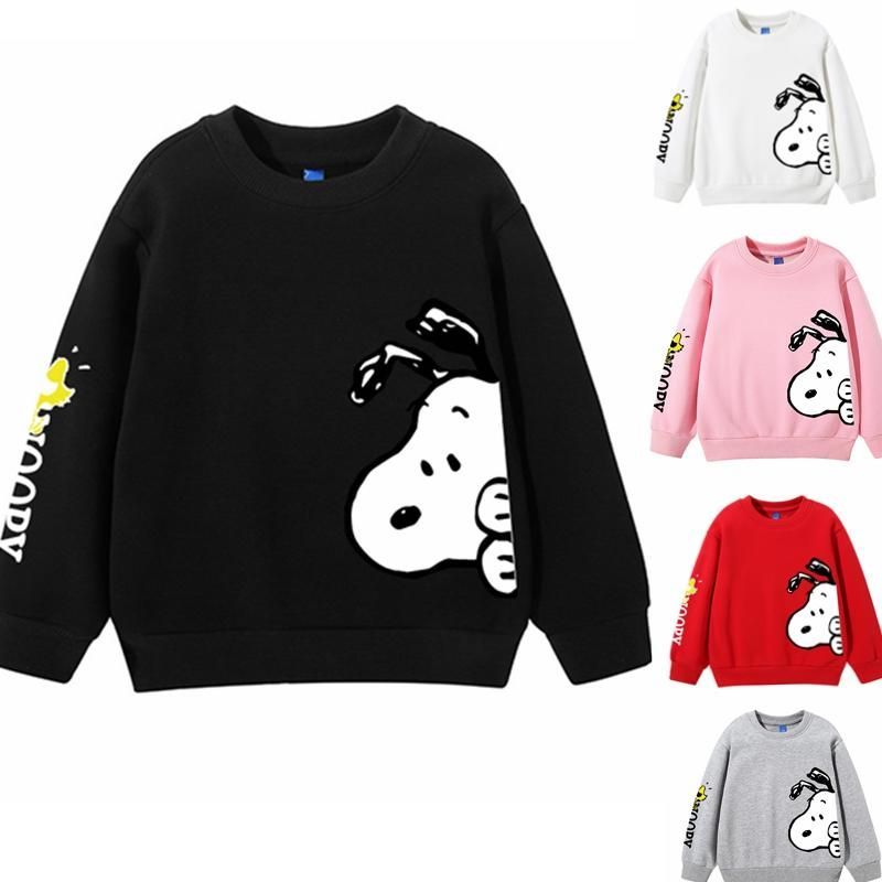 SNOOPY プルオーバー プリントパーカー トレーナー トップス カップル /メンズ/レディース/親子ペア 男の子/女の子/親子服お揃い