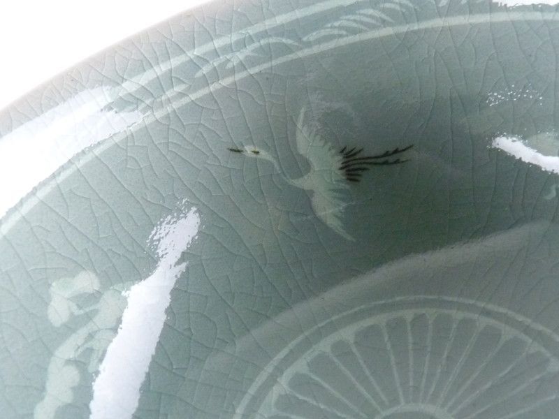 青磁茶碗 共箱
