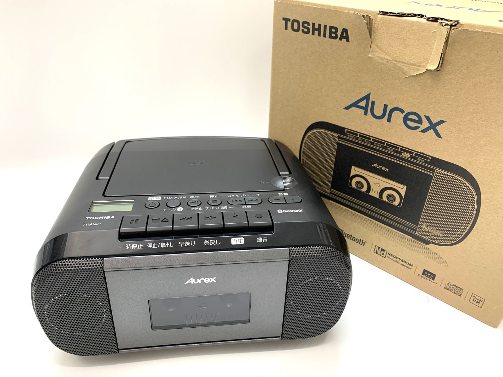 TOSHIBA TY-CK1 CDプレーヤー・カセットデッキ TOSHIBA東芝 CD