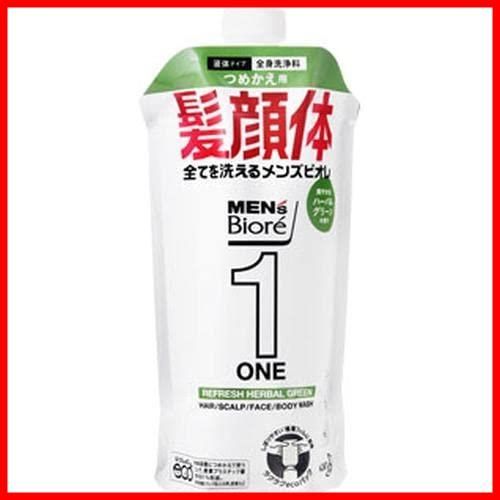 メンズビオレone セール オールインワン全身洗浄料 爽やかなハーブルグリーンの香り