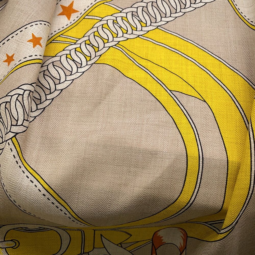 エルメス ストール カレ140 カレジェアン 朝の散歩 La Promenade