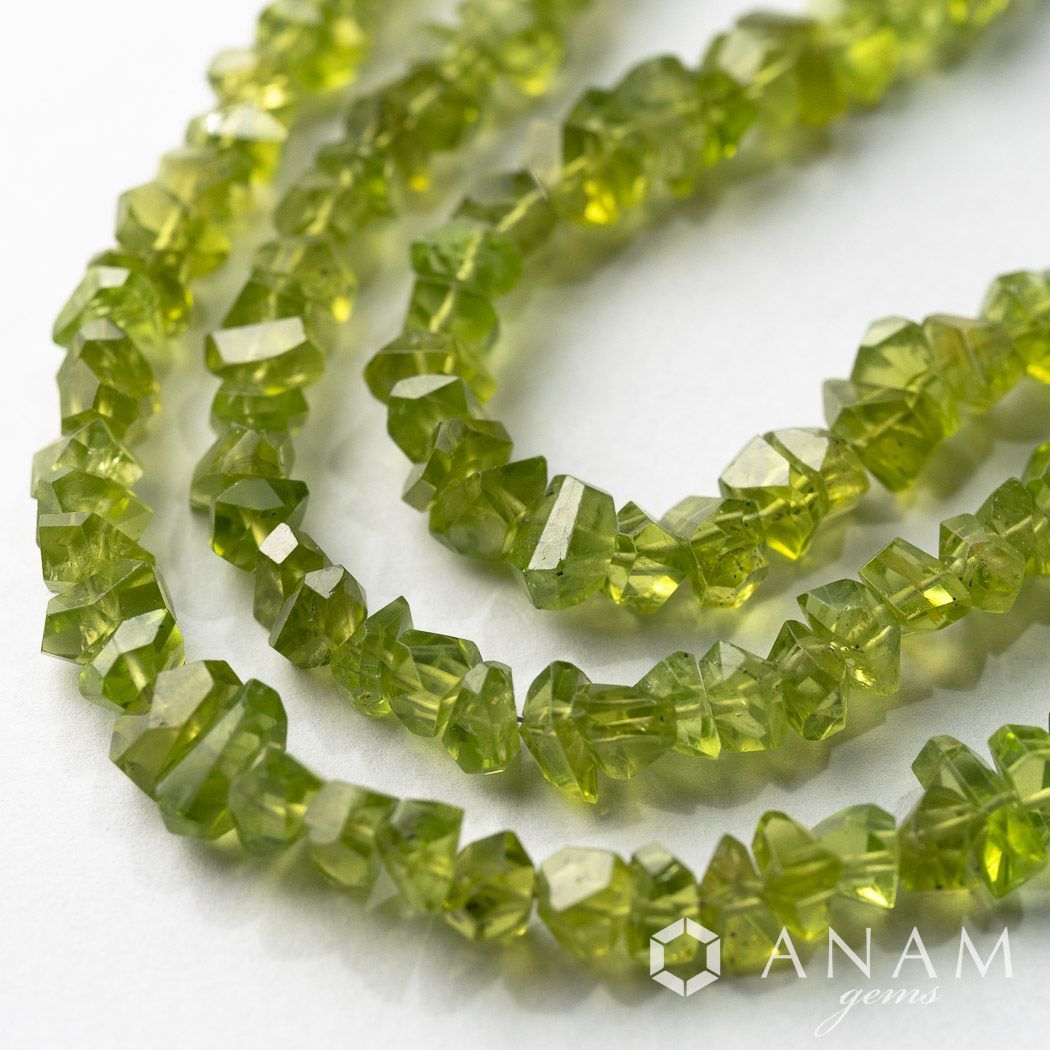 【約10cm】ペリドット ラフ ボタン タンブル（ボタンブル）