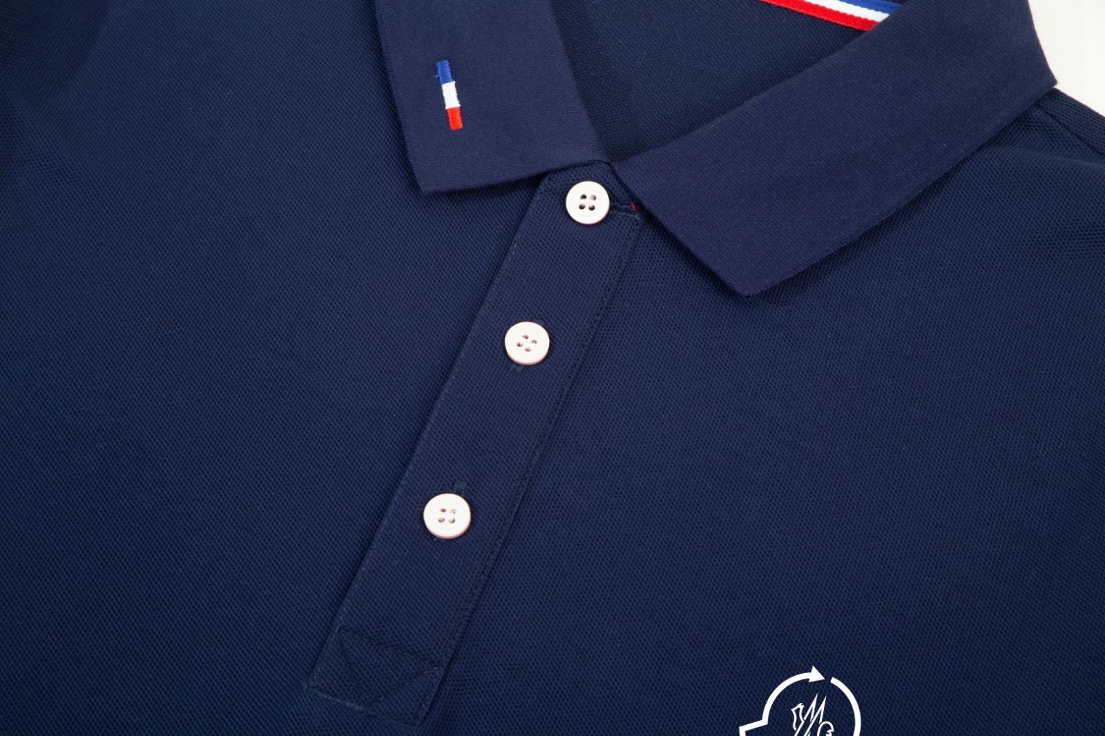 MONCLER ポロシャツ M ホワイト/ネイビー 000000058377_2_Ld8Cstn.jpg