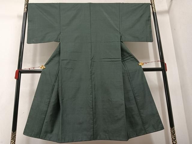 平和屋着物●男性 本場大島紬 アンサンブル 100亀甲 総詰め 正絹 AABB0413ph