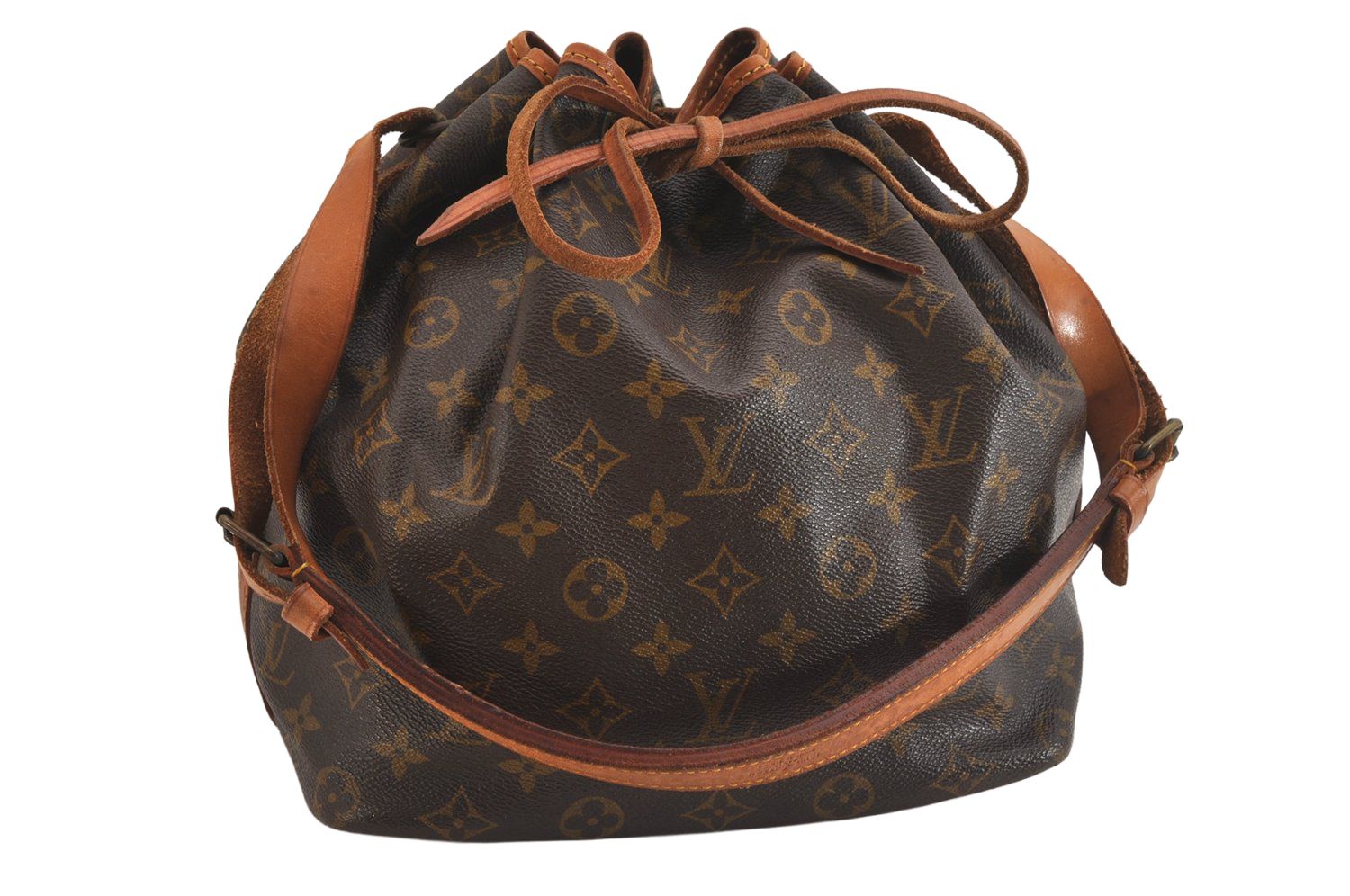 LOUIS VUITTON ルイヴィトン モノグラム プチ ノエ ドローストリング 