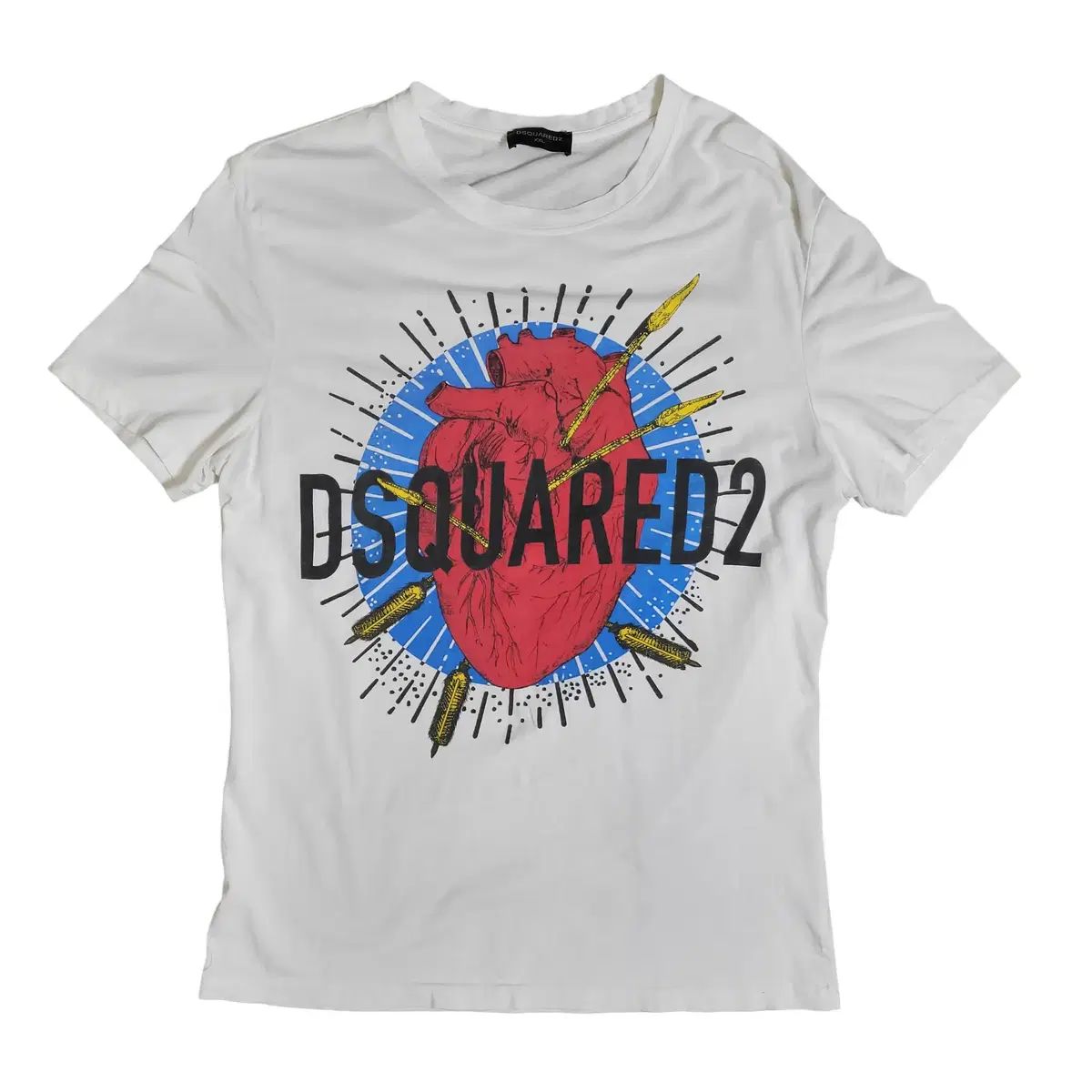DSQUARED2(ディースクエアード2) 2 ビッグプリント 半袖 Tシャツ