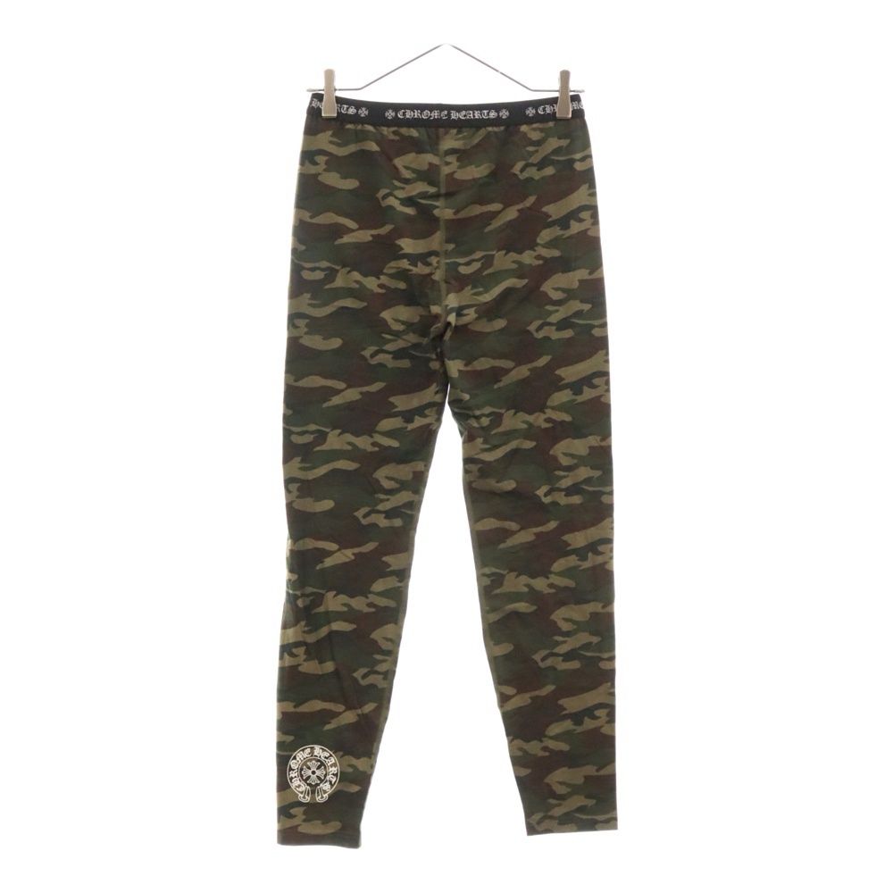 CHROME HEARTS クロムハーツ ホースシュープリント カモフラ レギンス グリーン CHROME HEARTS (クロムハーツ) ホースシュープリント カモフラ
