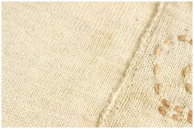 クイーン&ベル QUEENE&BELLE カットソー ニット 長袖 Uネック ウール シルク  ベージュ /TK レディース クイーン&ベル QUEENE&BELLE カットソー ニット 長袖 Uネック