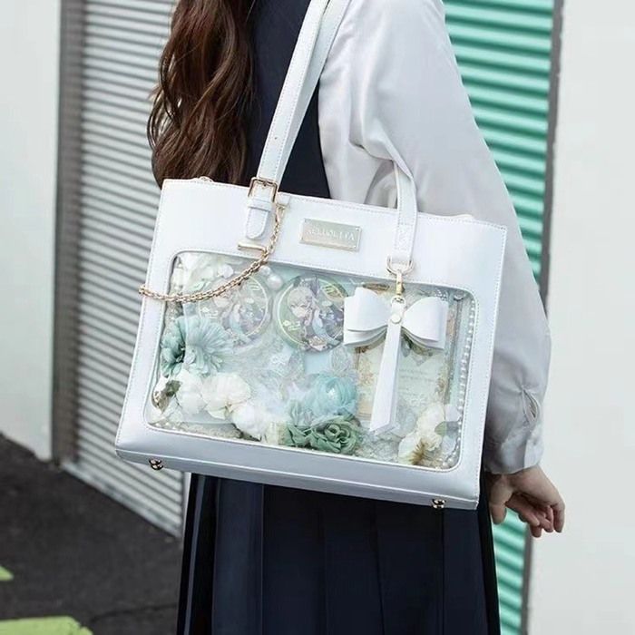 痛バッグ a4 痛バッグ ぬいぐるみ 透明 バッグ 推し活 バッグ 痛