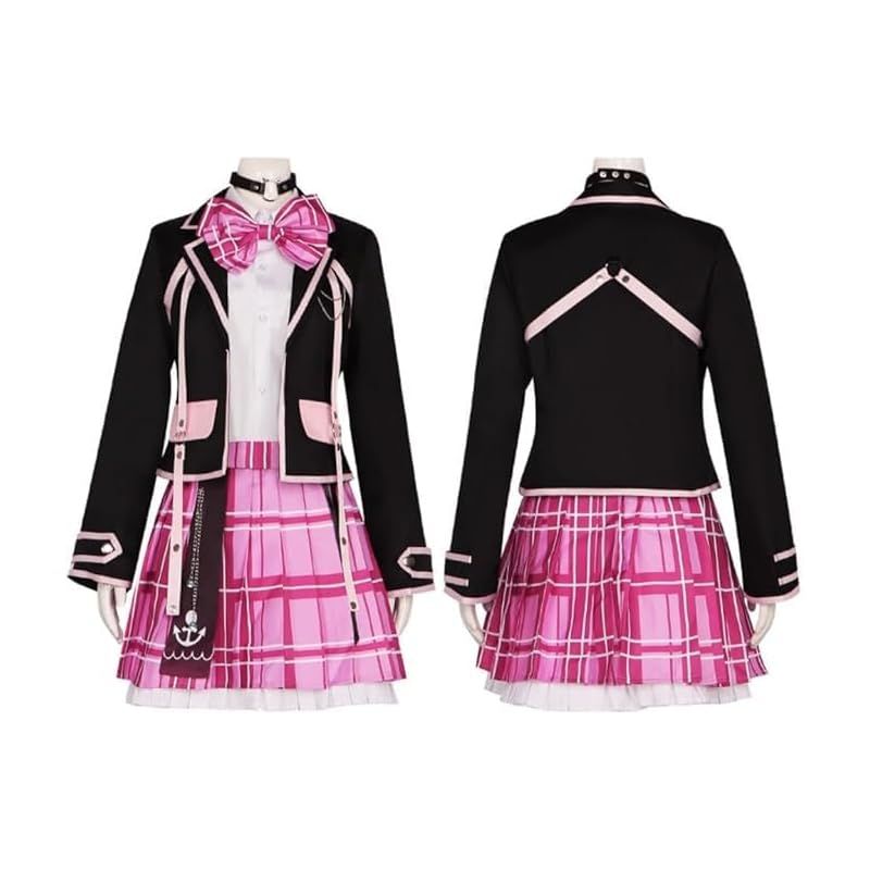 在庫 COSSA ウィッグ付き 湊 あくあ コスプレ 衣装 新衣装 制服 コスチューム 制服 ハロウィン プレゼント S 0