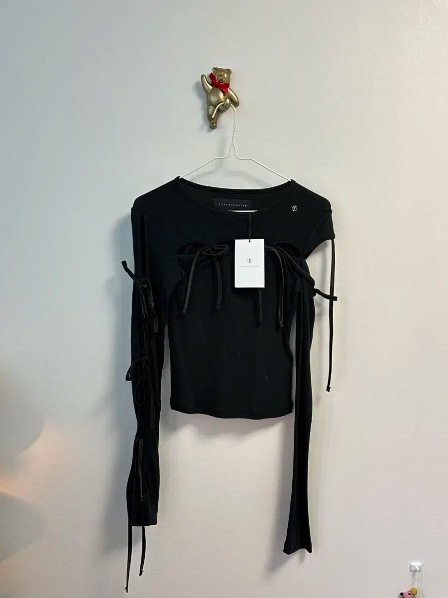 トリミングバード スリット ストラップ ロング スリーブ -