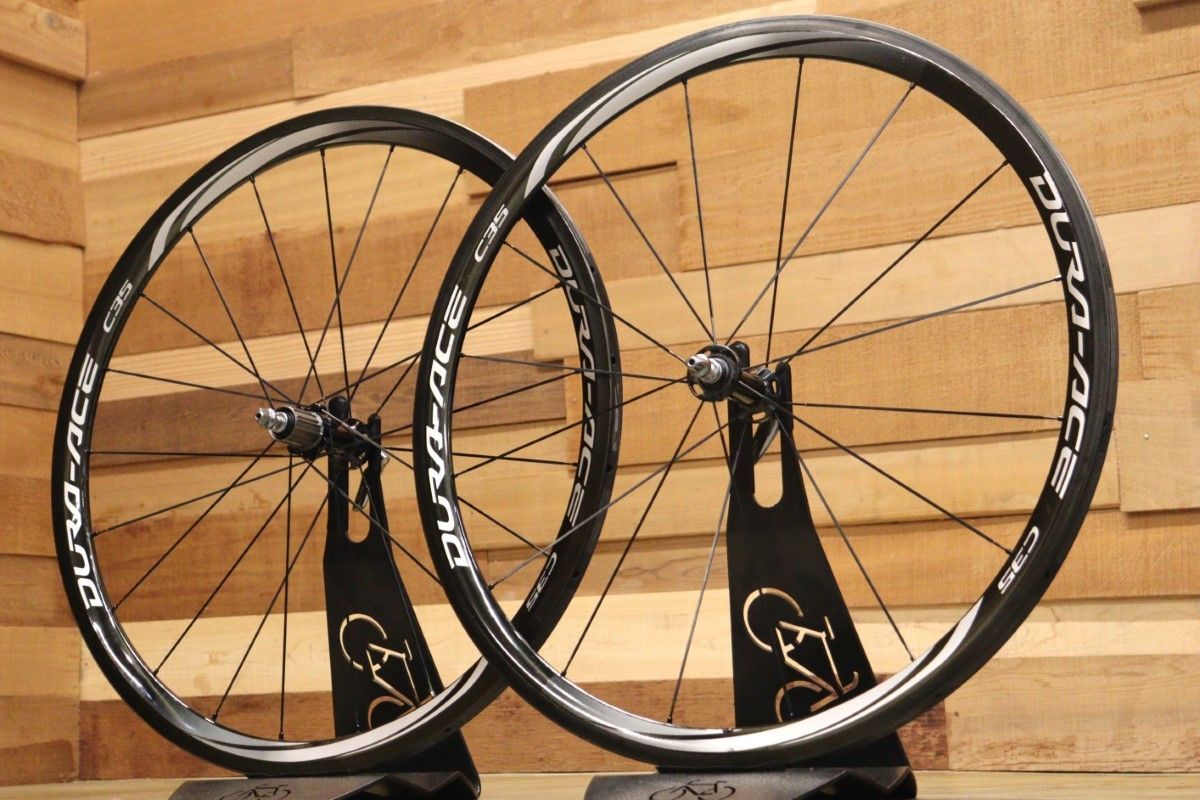 シマノ SHIMANO デュラエース DURA-ACE WH-9000-C35-TU カーボン チューブラー ホイールセット シマノ11S/12S 【立川店】