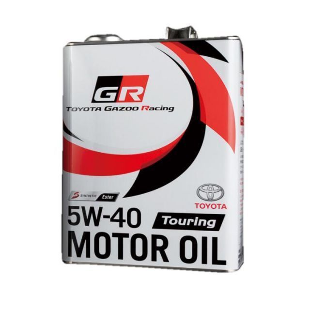 トヨタ GR MOTOR OIL Touring 5 W 40 4 L 缶 エンジンオイル 08880 13005 TOYOTA GAZOO Racing 4リットル オイル 車 交換 オイル缶 油 エンジン油 車検 オイル交換 ポイント消