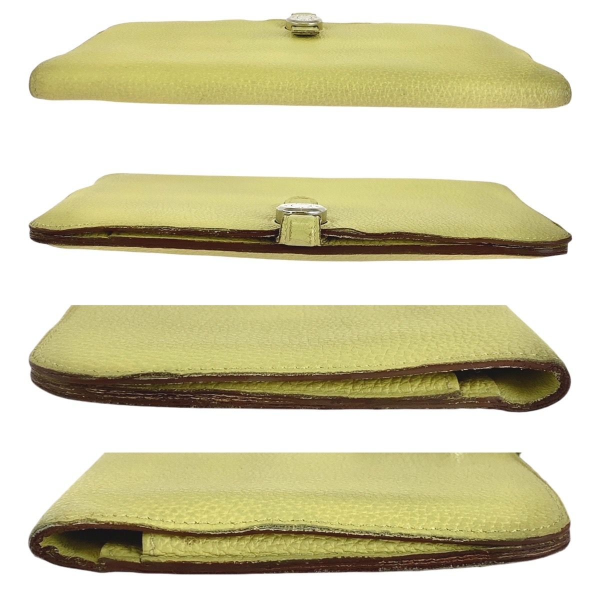 HERMES エルメス ドゴンGM ジョーヌプッサン シルバー金具 トゴ
