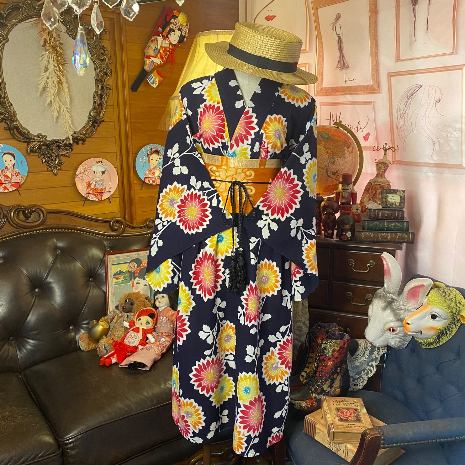 花柄ドレス グリーン 膝丈 477 パーティードレス 総レース ミモレ丈 ワンピース グリーン ドレス フレア 七分袖 レディース 結婚式 二次会 演奏会 ミディ丈 ロングドレス 膝下丈  袖あり 袖付き 花柄レース ディナー 大きいサイズ 大人 上品 20代 30代 40代 春 夏 秋 冬 | レースレディース