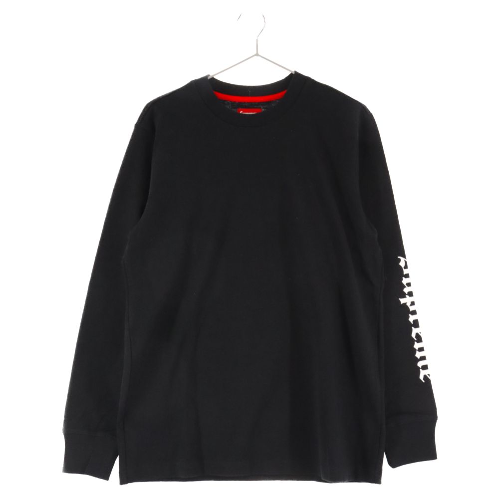 Supreme Old English L/S Top 黒 L