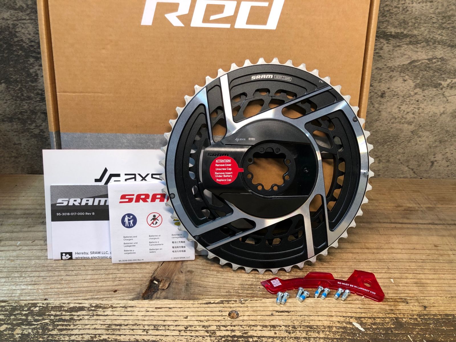 JF466 スラム SRAM RED AXS E1 SRAM Red AXS Power Meter Kit 2x E1