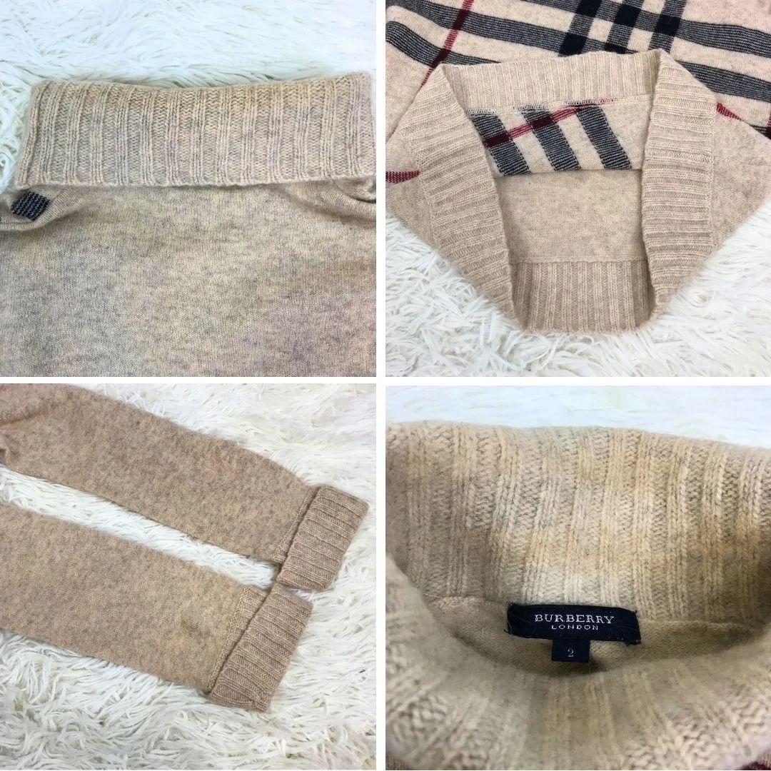 BURBERRY LONDON バーバリーロンドン ニット セーター タートルネック 