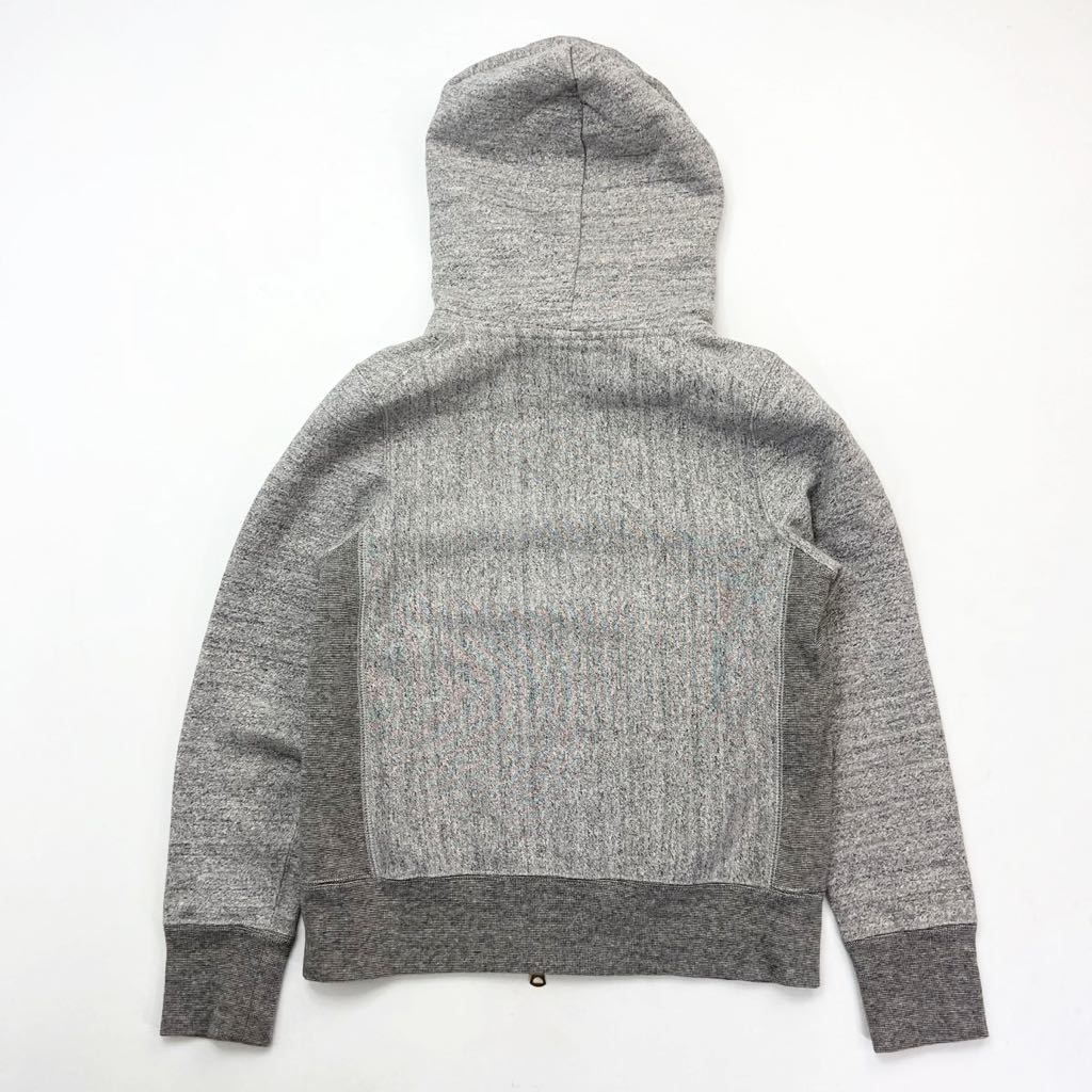 Champion ☆ 復刻生地◎ リバースウィーブ ツートン スウェット ダブルジップ パーカー レディース M グレー チャンピオン CWCH101■S1421 Champion ☆ 復刻生地◎ リバースウィーブ ツートン スウェット ダブル