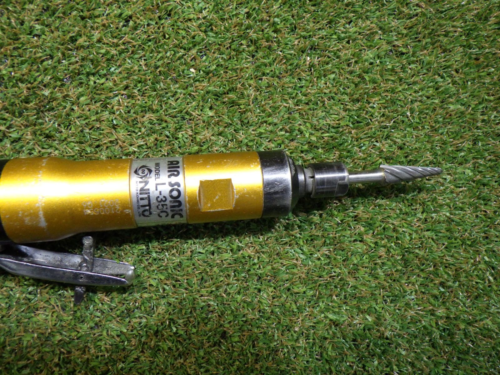 中古美品 日東工器 マイトン 空気式グラインダ MYGL-40 ディスク