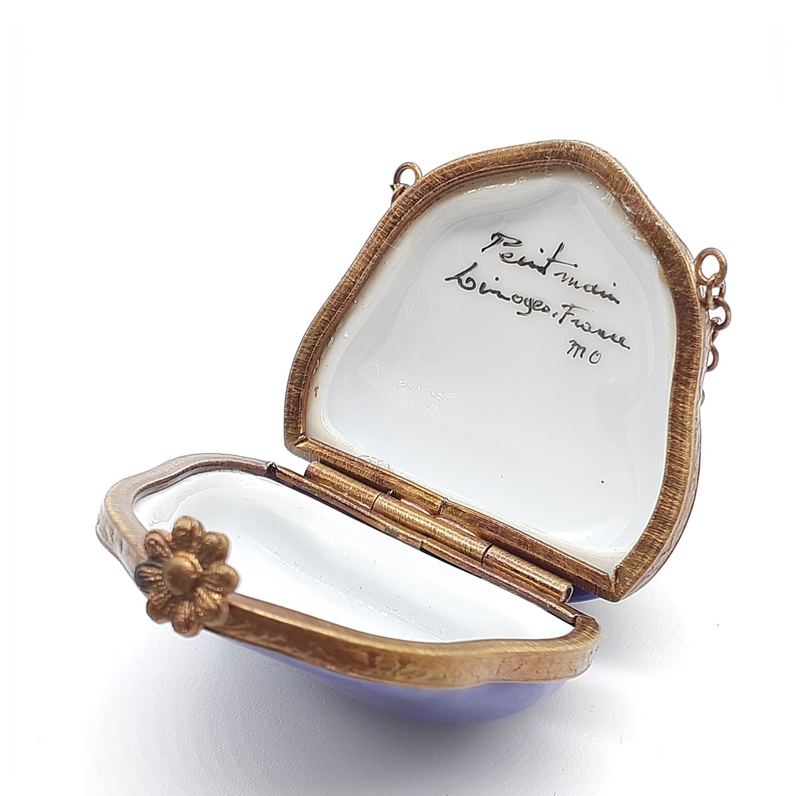 Limoges リモージュボックス　フラワー　バスケット Limoges ヴィンテージ・リモージュボックス～フラワーブーケ