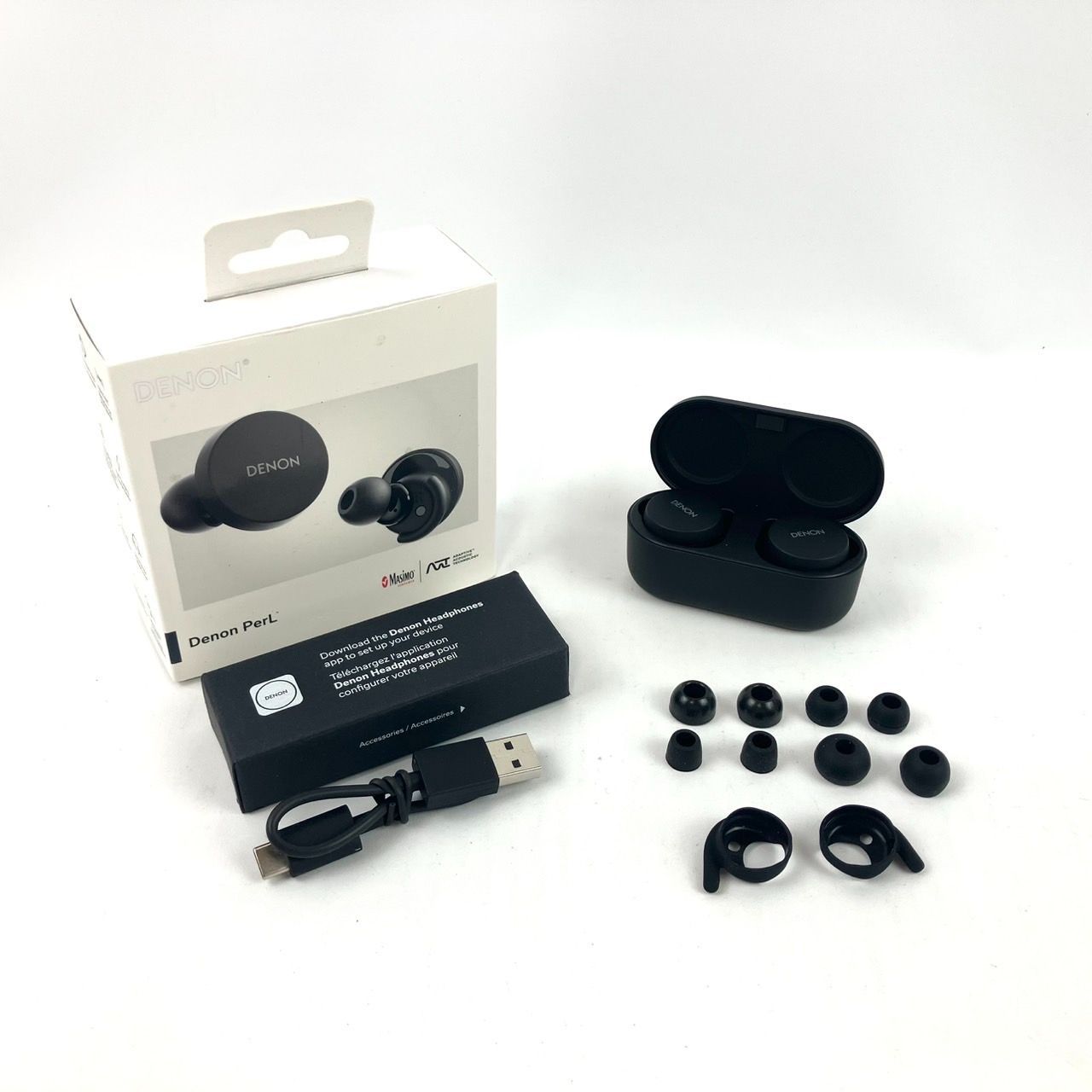★フィルム未開封★DENON デノン・ノイズキャンセリング:ワイヤレス イヤホン Amazon.co.jp: デノン Denon AHC830NCW ノイズキャンセル機能