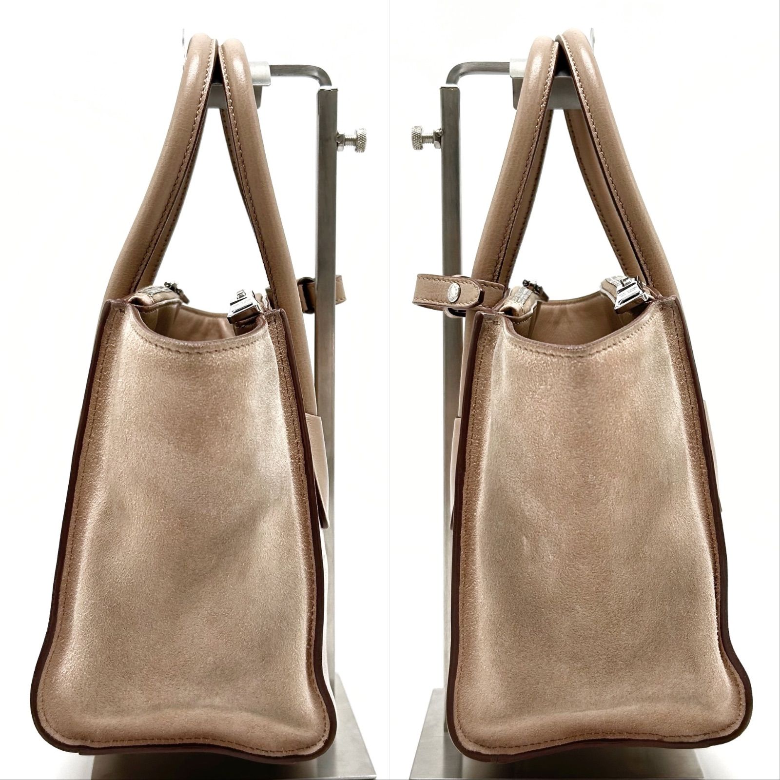 美品 PRADA プラダ ハンドバッグ 2way ショルダー 肩掛け 斜