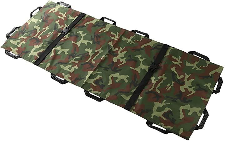 17ｔｈ 折り畳み 担架 布担架 救急 救護 災害 防災 介護 緊急 患者移動用シート180x70cm 収納袋付き 迷彩