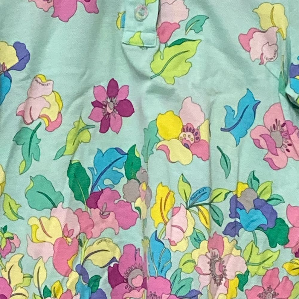 美品 LEONARD SPORT レオナールスポーツ フラワープリント ショート