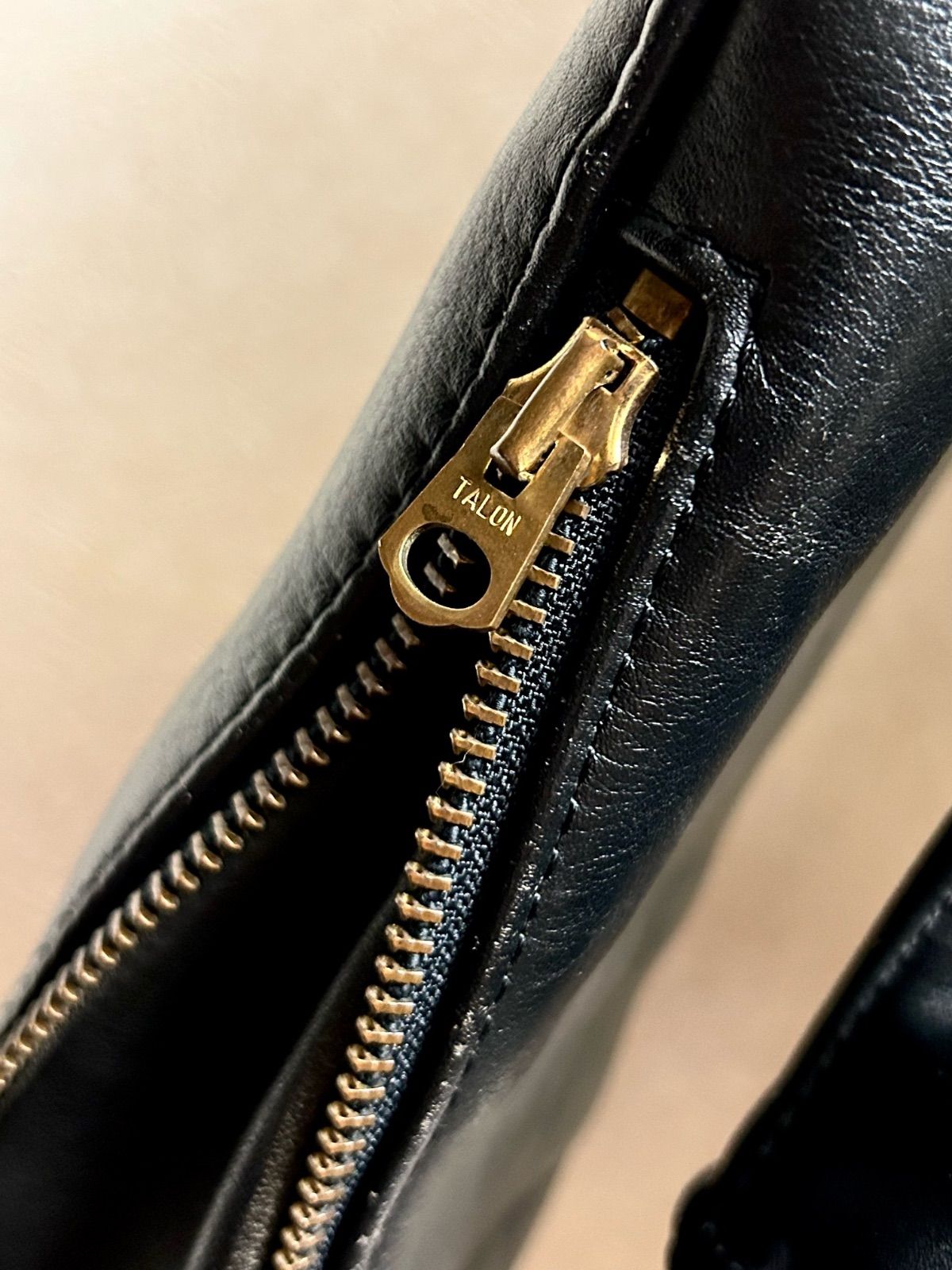 オールドモデルTALONジッパーvanson希少旧Type Bライダース36美品